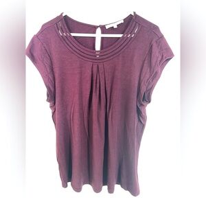 Stitch Fix Purple Short Sleeve Shirt Daniel Rainn Deep Purple size XXL